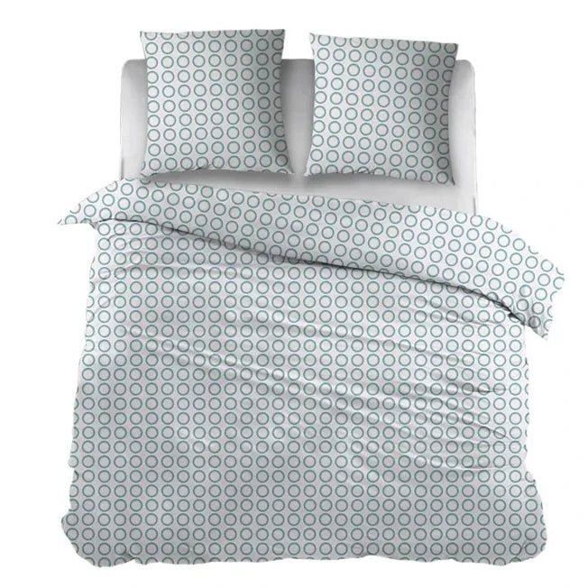 Sleepnight Dekbedovertrek Flanel Ingeborg Blauw