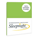 Sleepnight kussensloop flanel Lime