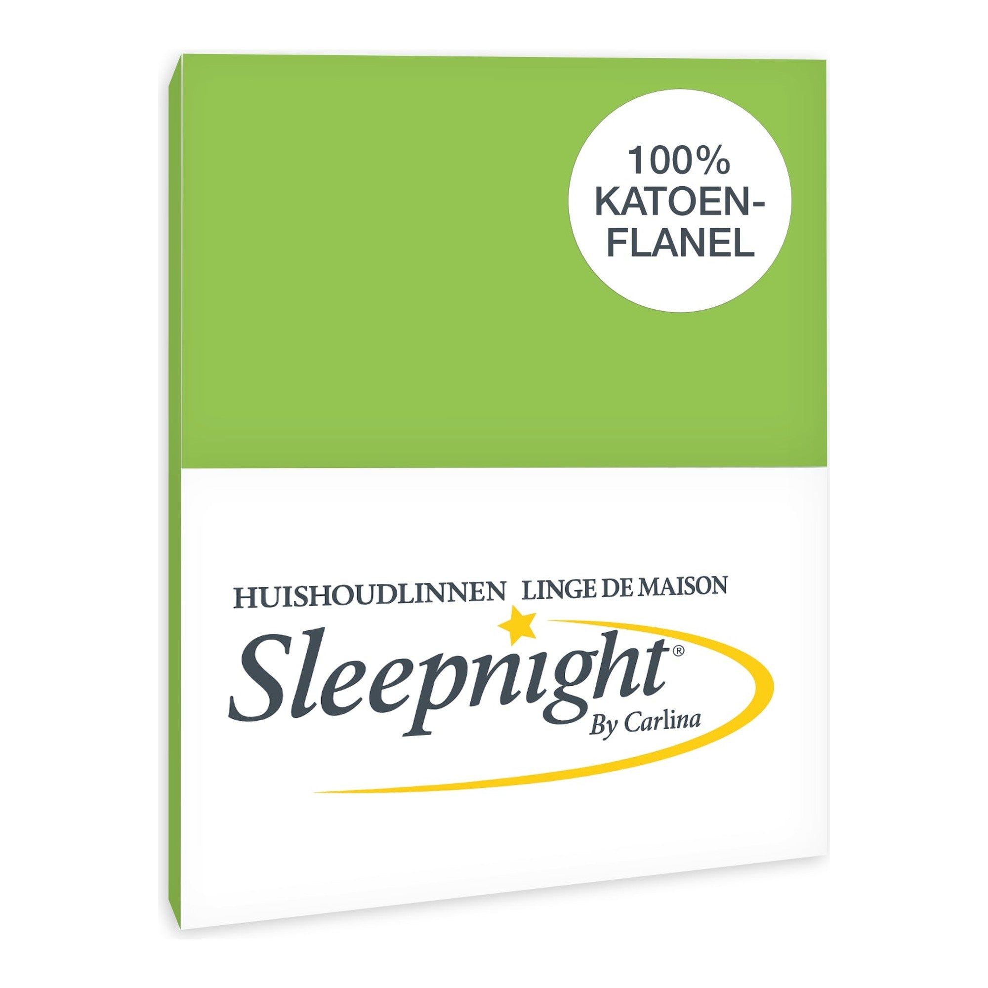 Sleepnight kussensloop flanel Lime
