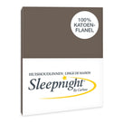 Sleepnight kussensloop flanel taupe