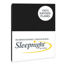 Sleepnight kussensloop flanel zwart