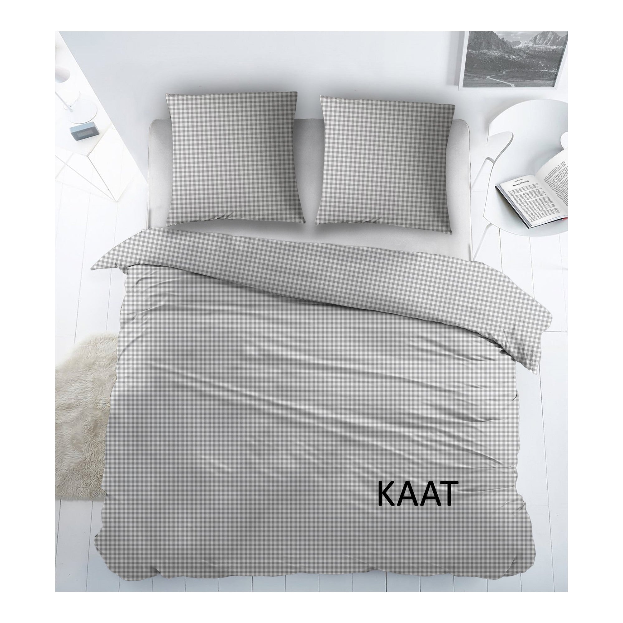 Sleepnight Lakenset katoen Kaat, grijs
