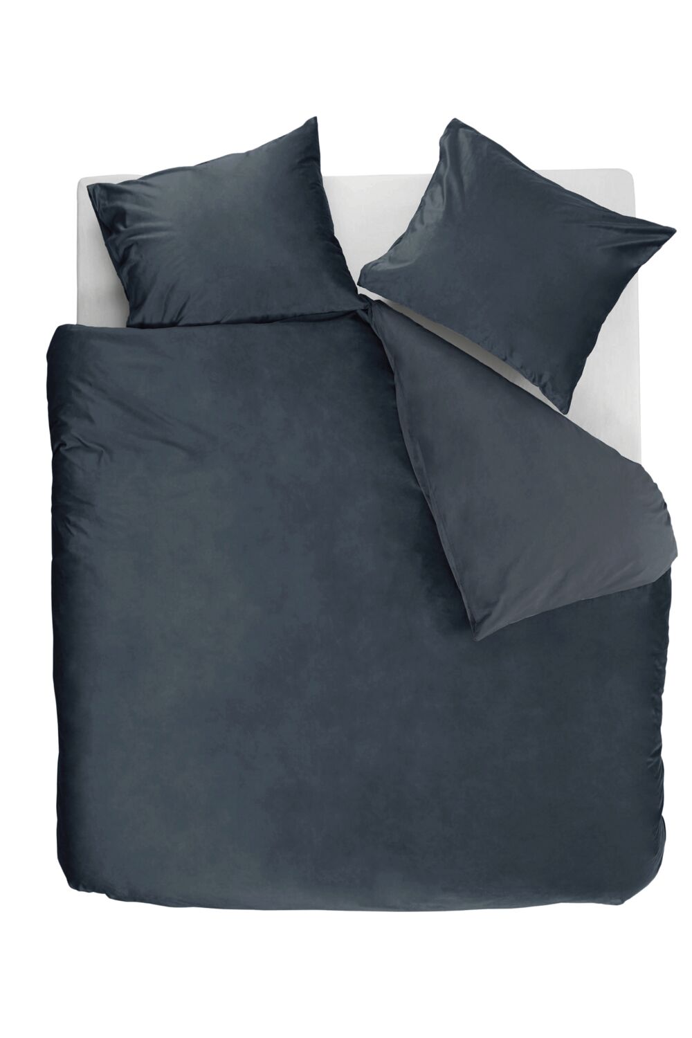 Ambiante Dekbedovertrek Velvet Blauw