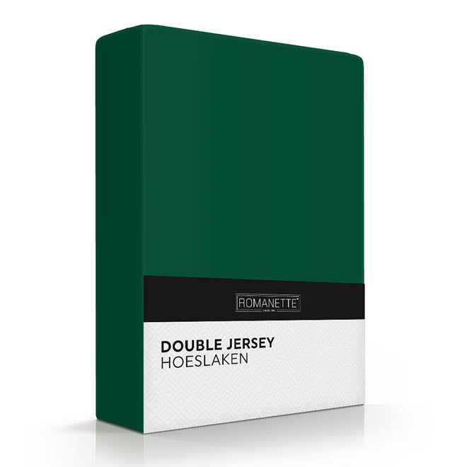 Drap-housse Romanette Double Jersey Vert Forêt