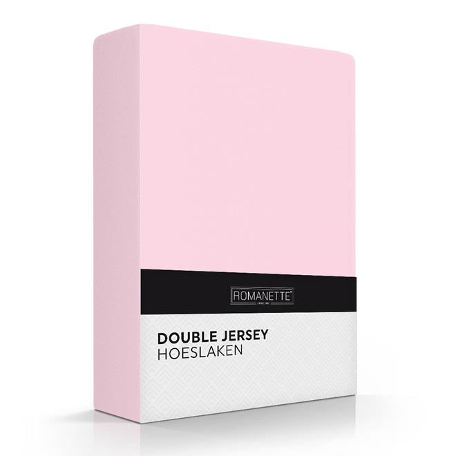 Drap-housse Romanette Double Jersey Rose