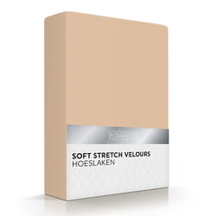 Romanette Hoeslaken Velours Beige