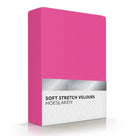Romanette hoeslaken velours Fuchsia #kleur_fuchsia