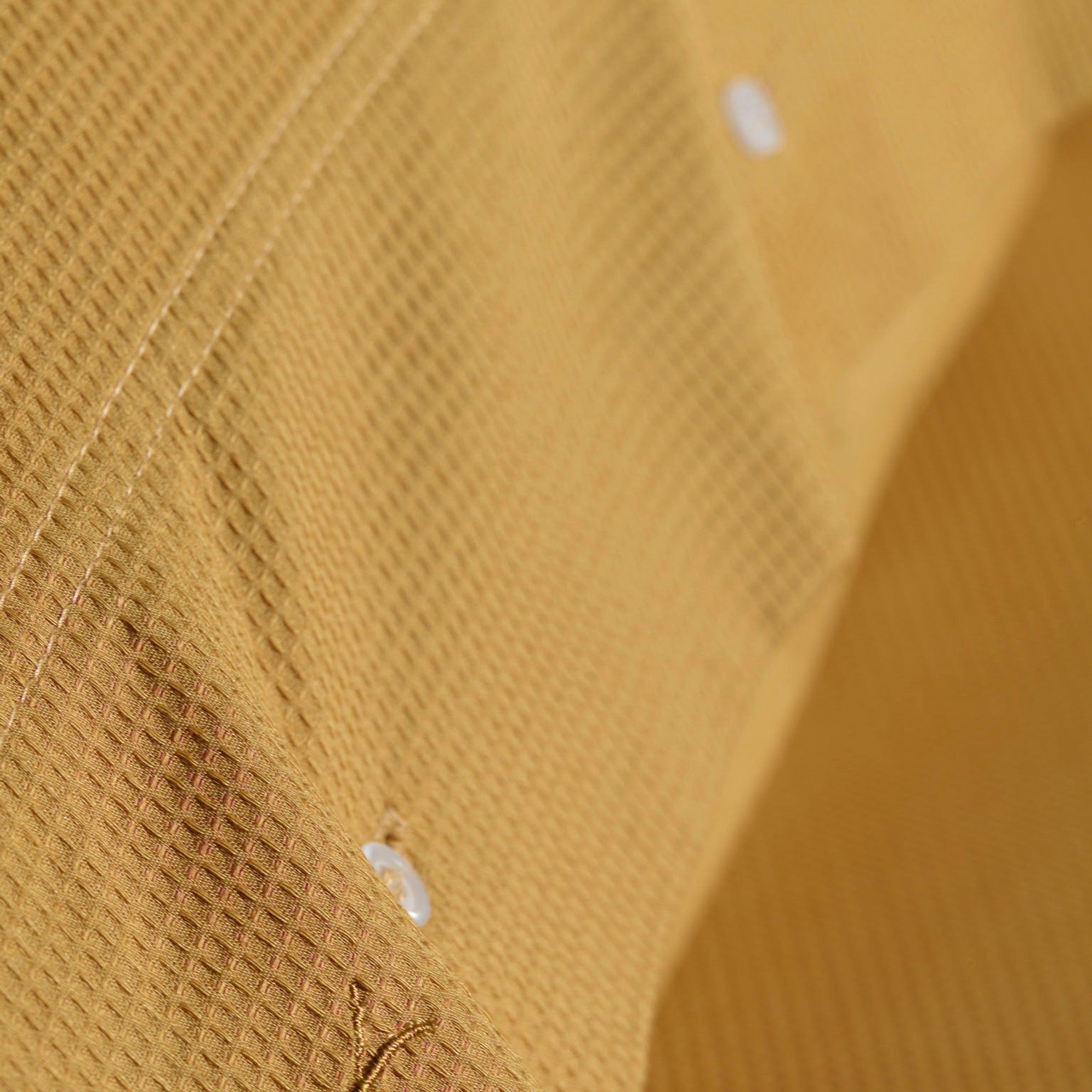 Yellow dekbedovertrek Cialda Ochre Gold katoen