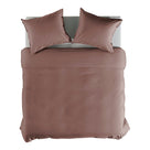 Yellow dekbedovertrek Percale Canyon Rose katoen percale
