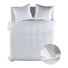 Yellow dekbedovertrek Suite Mumbai Blanc de Blanc katoen percale