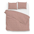 Zo Home dekbedovertrek Lino Old Rose katoen