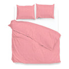 Zo Home dekbedovertrek Lino Shell Red katoen