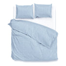 Zo Home dekbedovertrek Lino Sky Blue katoen
