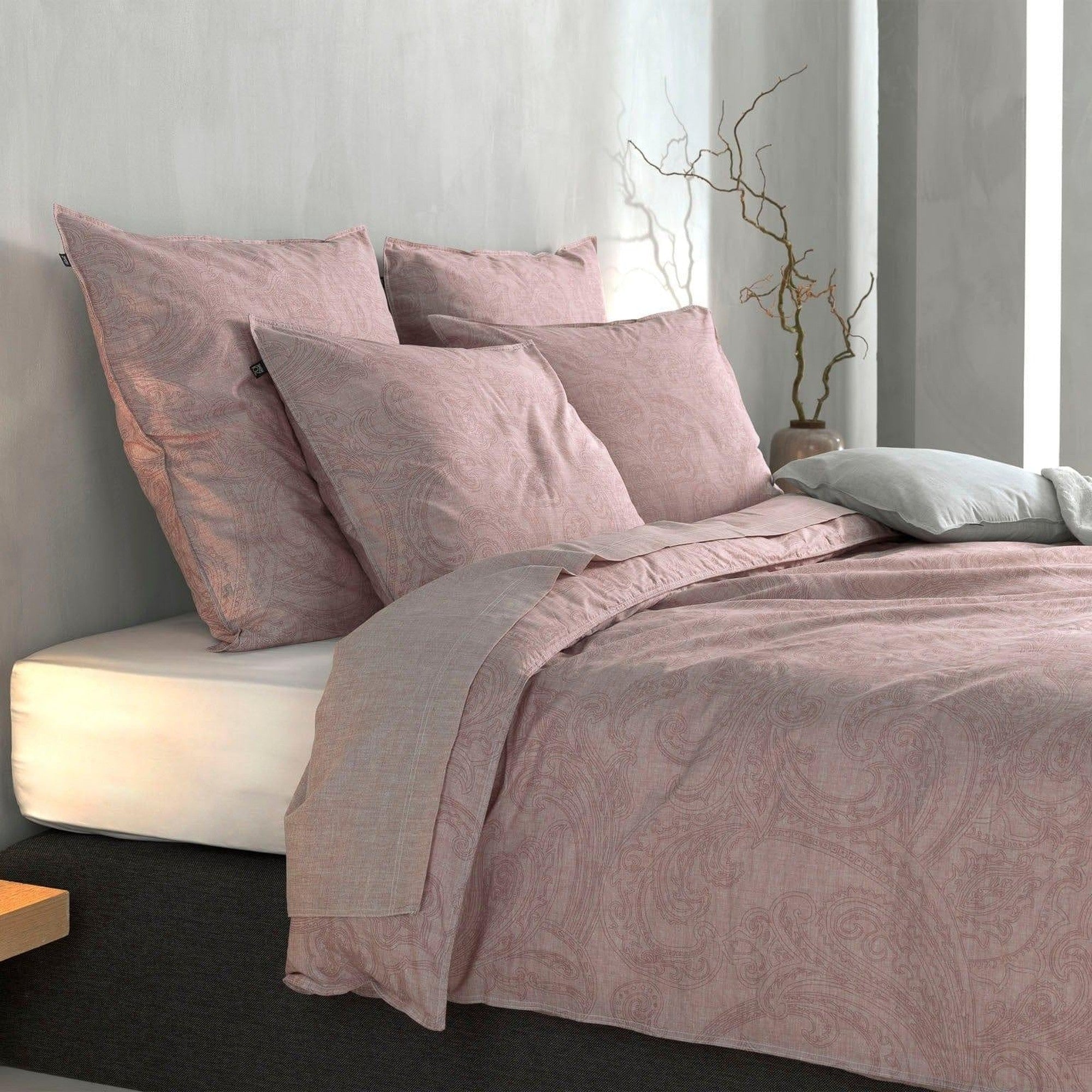 Zo Home dekbedovertrek katoen Paisley di Lino Shell Nude