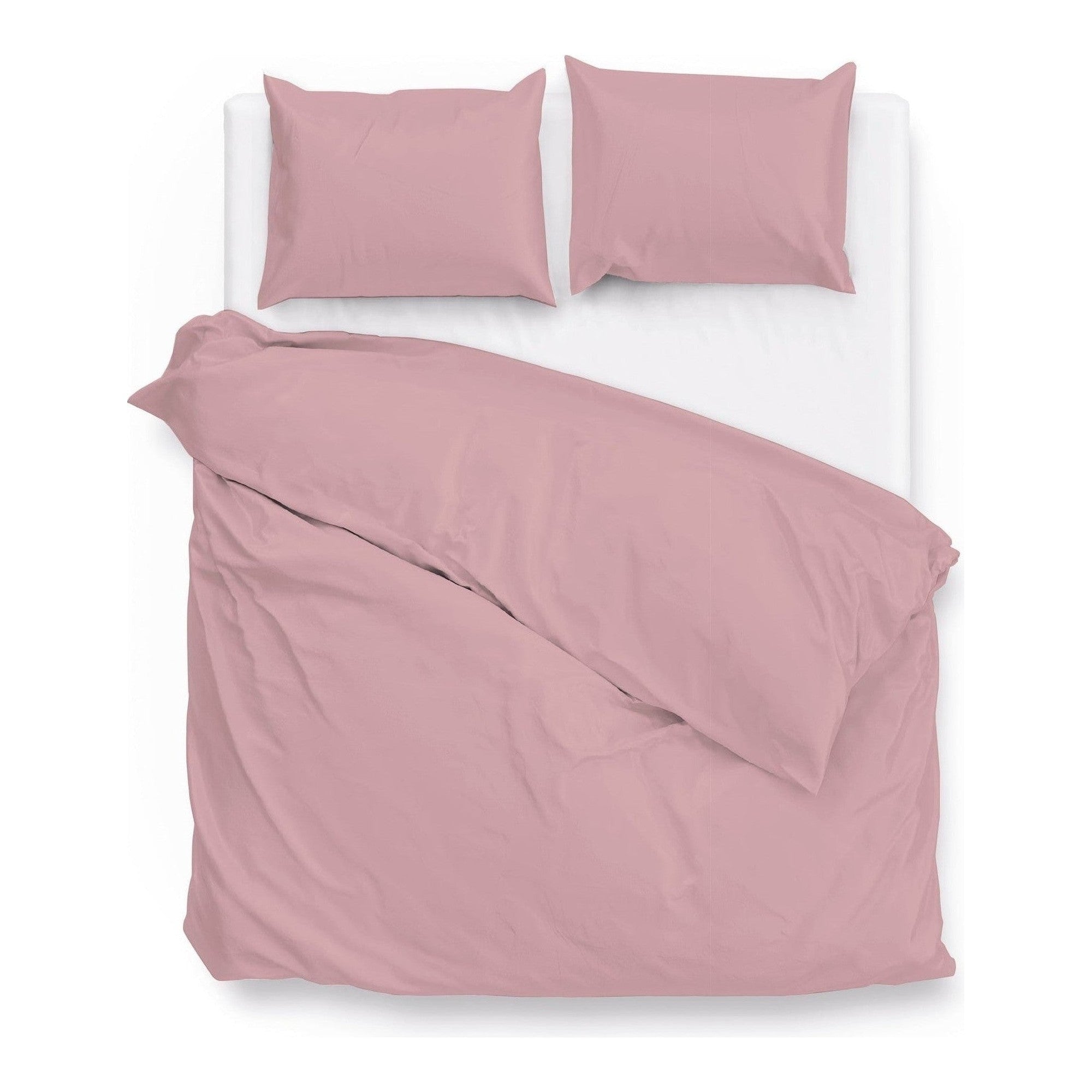 Zo Home dekbedovertrek satijn Satinado Shady Pink