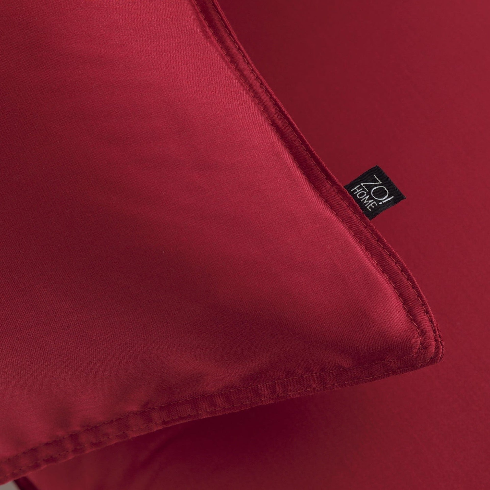 Zo Home dekbedovertrek satijn Satinado Spicy Red