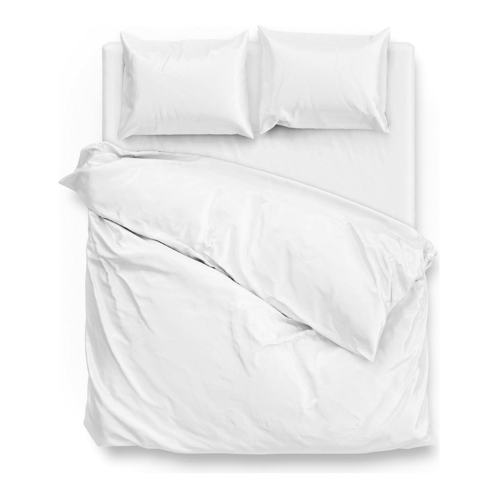 Zo Home dekbedovertrek satijn Satinado White